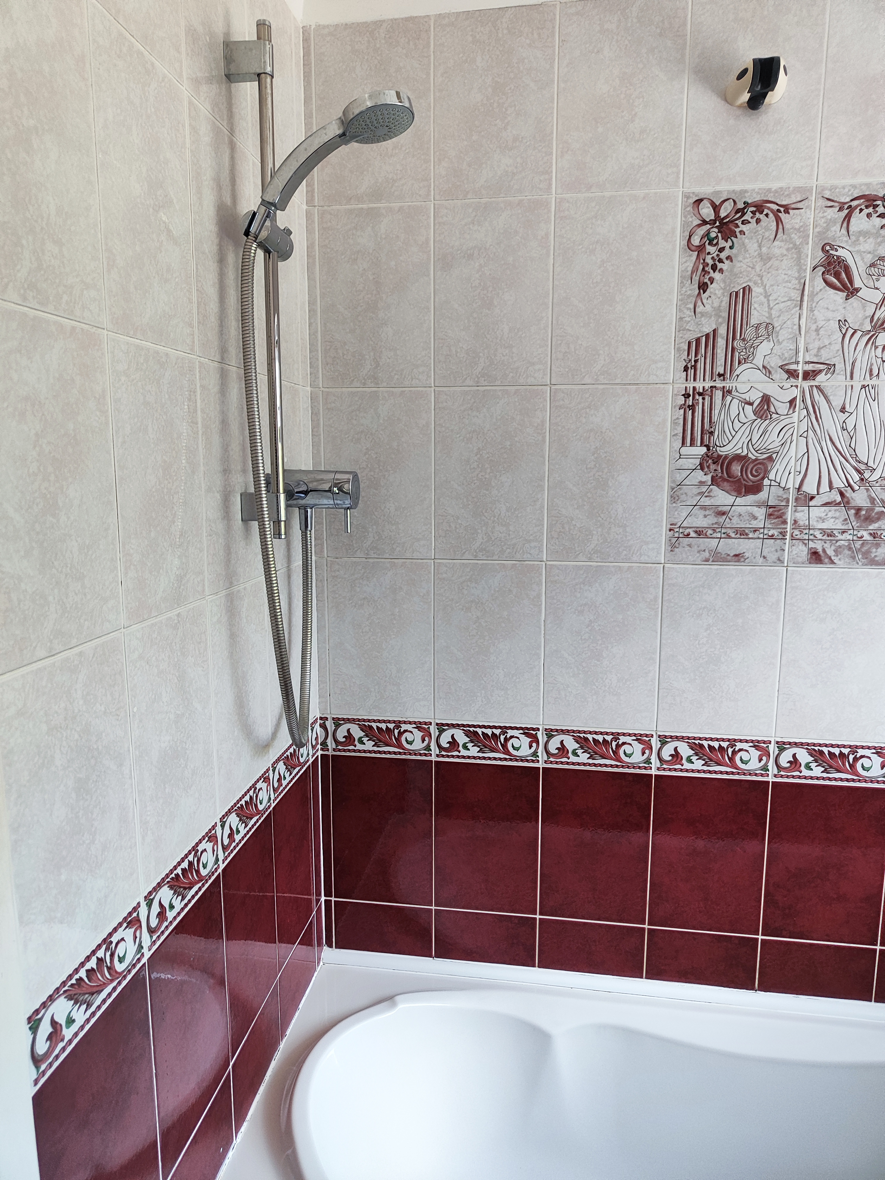 Bathroom before walk-in shower upgrade